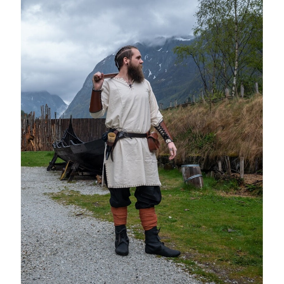 Productafbeelding Middeleeuwse Viking tuniek Erwin beige