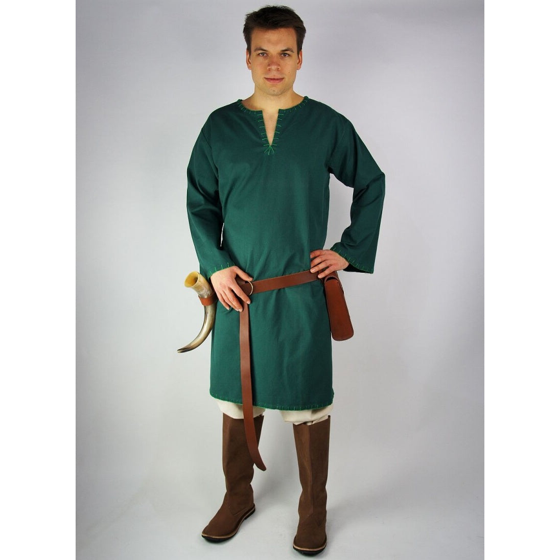 Productafbeelding Middeleeuwse Viking-tuniek Erwin groen