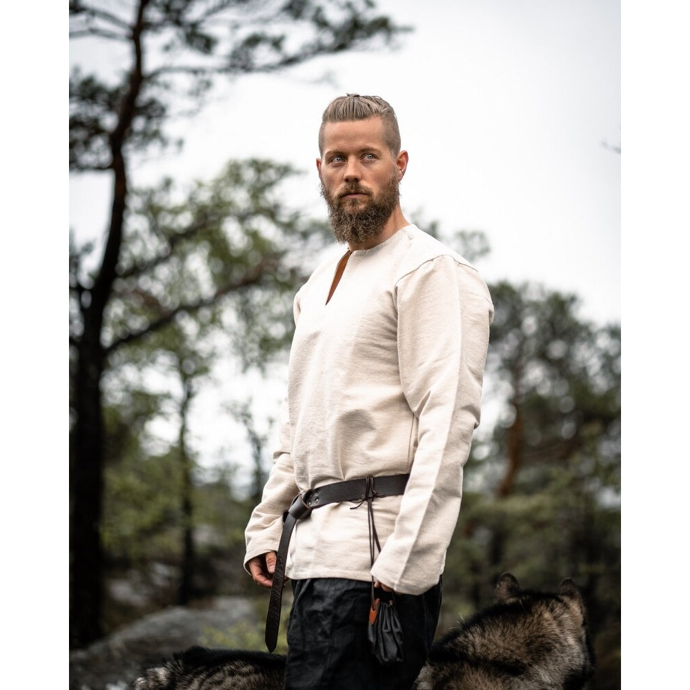 Productafbeelding Middeleeuwse Viking tuniek Ivar beige