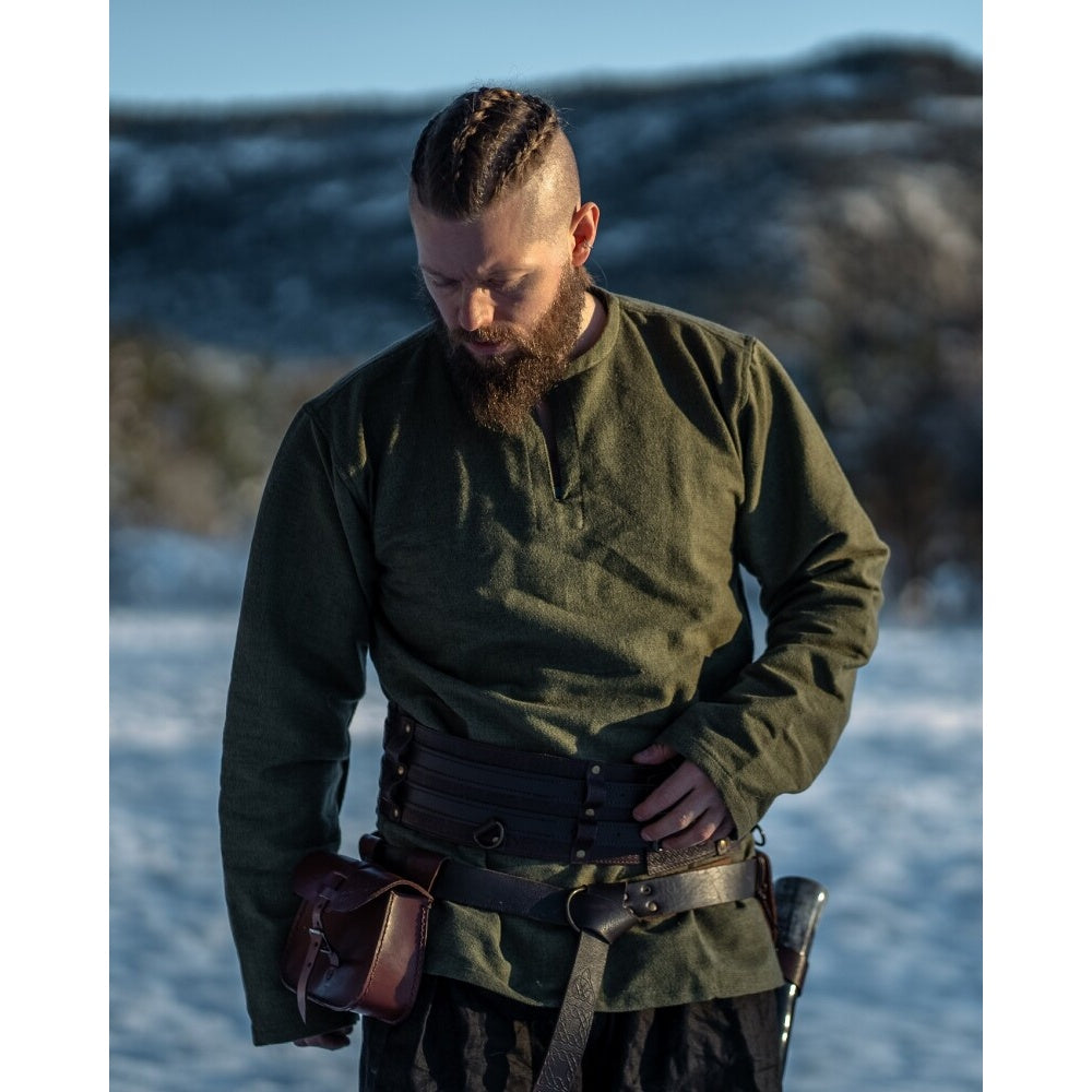 Productafbeelding Middeleeuwse Viking-tuniek Ivar groen