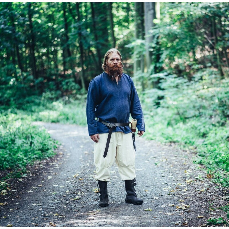 Productafbeelding Middeleeuwse Viking tuniek Ivar blauw