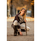 Productafbeelding Middeleeuwse Keltische tuniek Aidan donkerbruin-beige