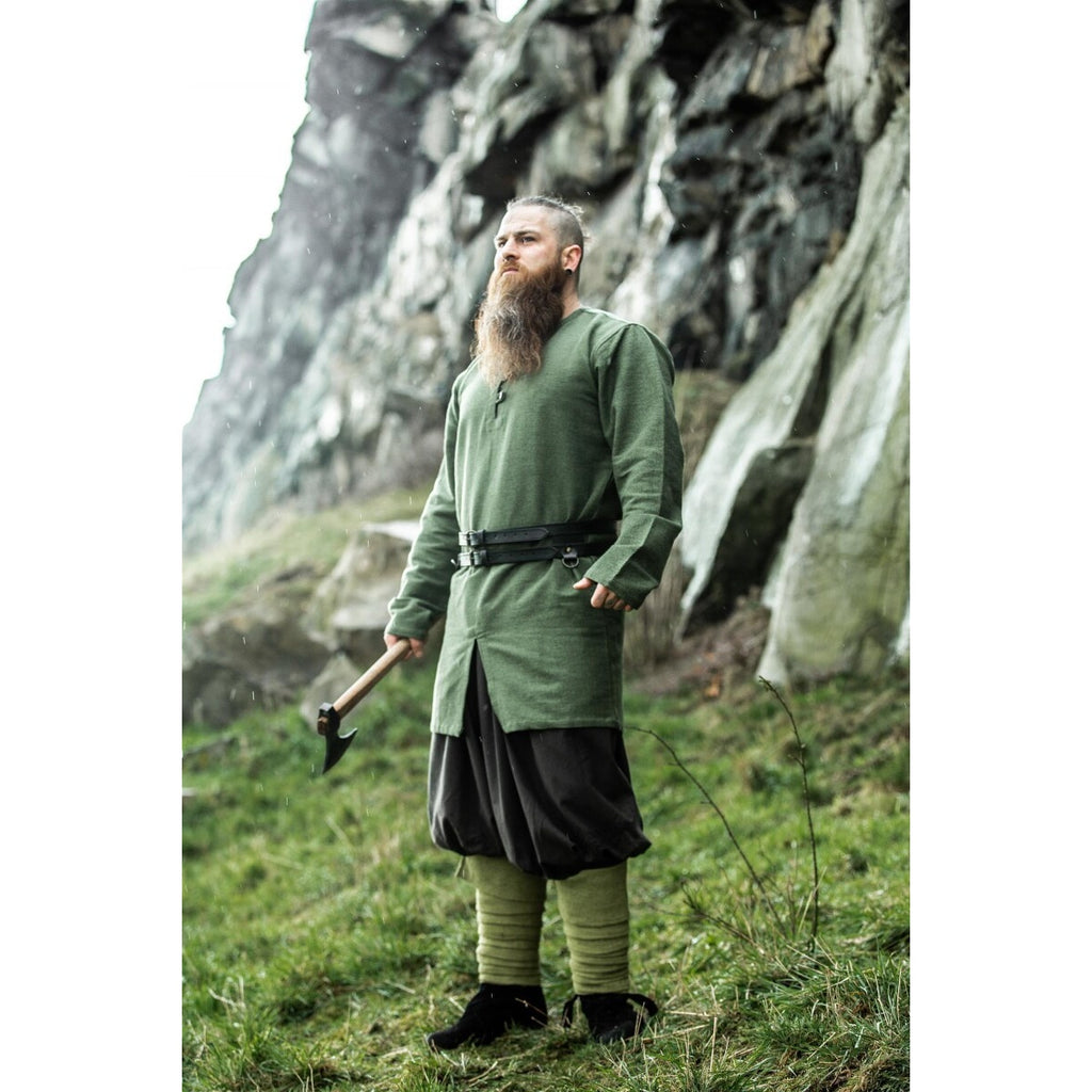 Productafbeelding Middeleeuwse Viking tuniek Balduin groen