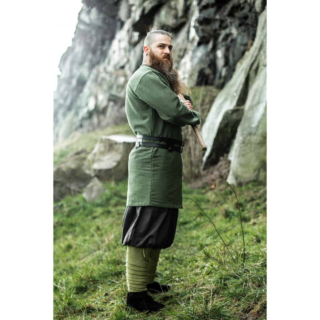 Productafbeelding Middeleeuwse Viking tuniek Balduin groen