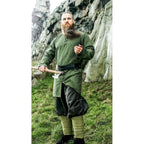 Productafbeelding Middeleeuwse Viking tuniek Balduin groen