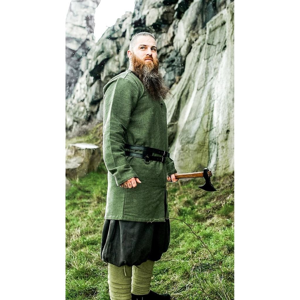 Productafbeelding Middeleeuwse Viking tuniek Balduin groen