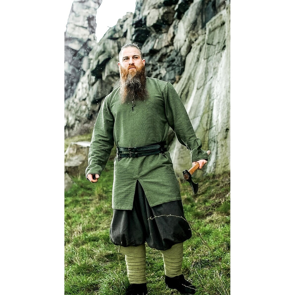 Productafbeelding Middeleeuwse Viking tuniek Balduin groen
