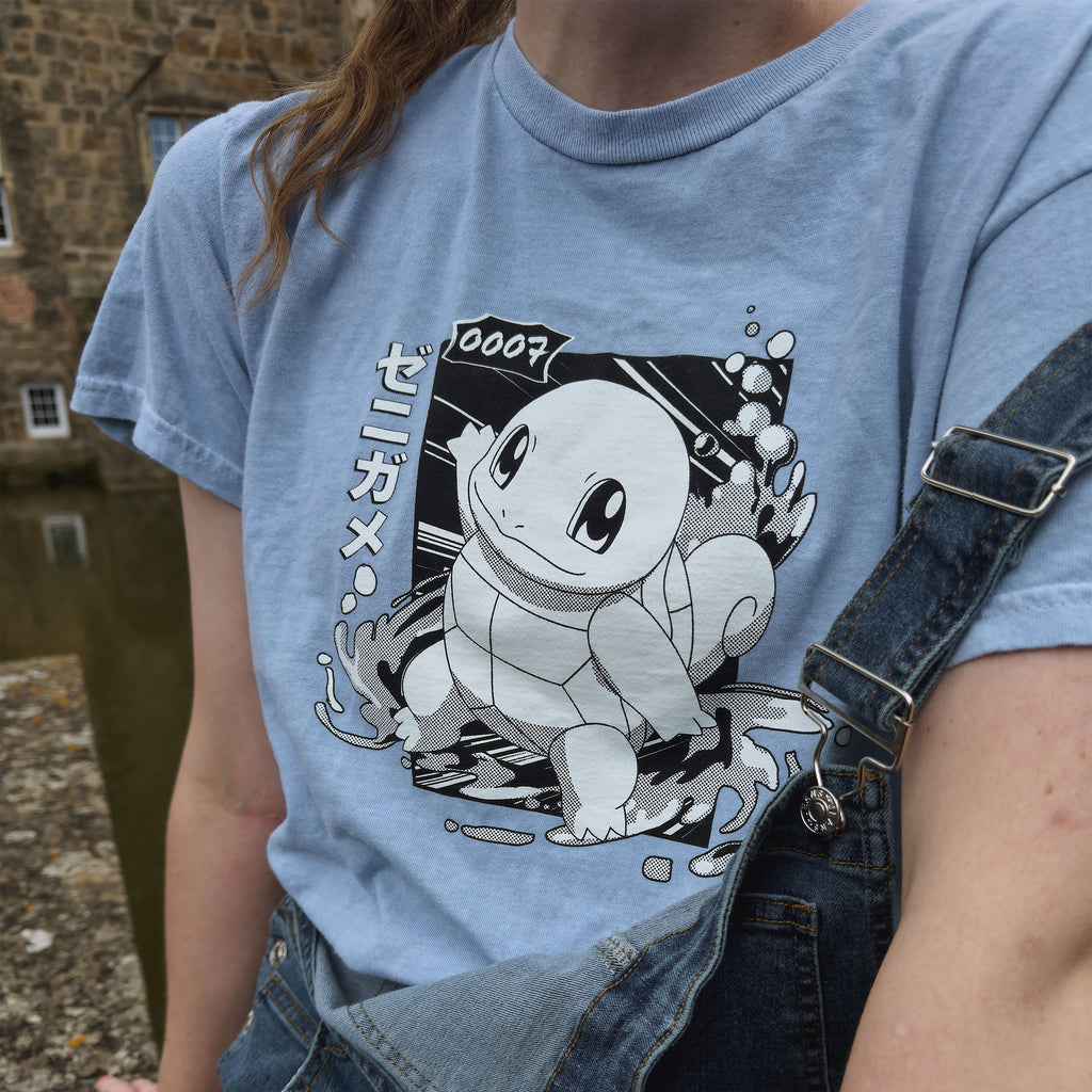 Productafbeelding Pokémon - Squirtle Katakana Vintage T-shirt