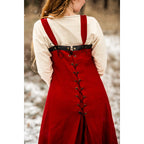 Productafbeelding Middeleeuwse Viking overjurk Alena rood
