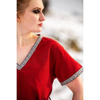 Productafbeelding Middeleeuwse vikingtunika Matilda rood