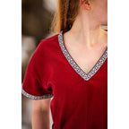 Productafbeelding Middeleeuwse vikingtunika Matilda rood