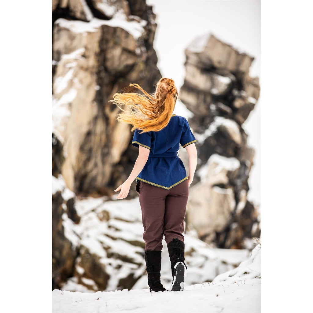 Productafbeelding Middeleeuwse Viking tuniek Matilda blauw