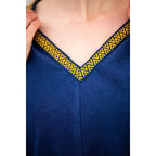 Productafbeelding Middeleeuwse Viking tuniek Matilda blauw
