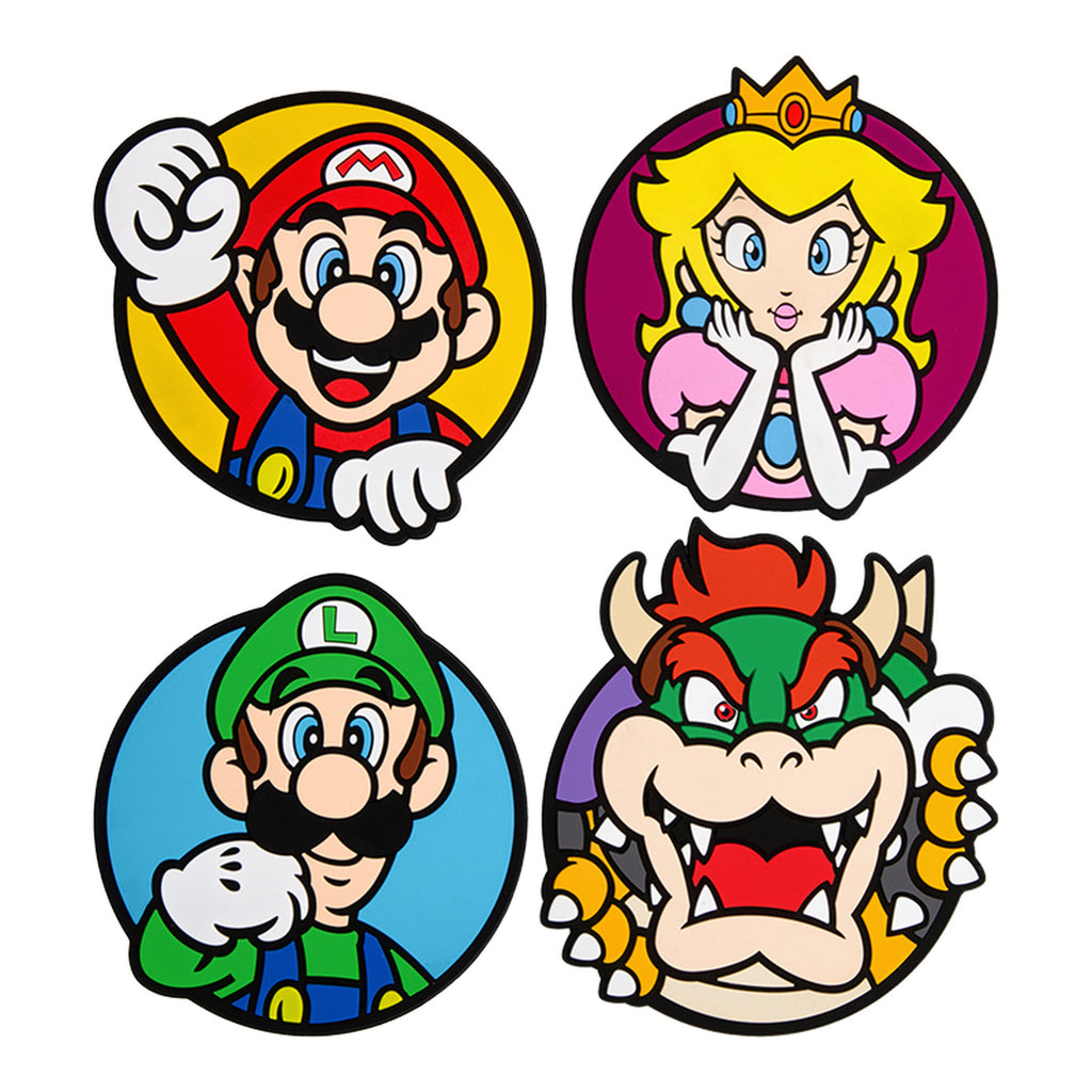 Productafbeelding Super Mario - Characters Onderzetters Set van 4