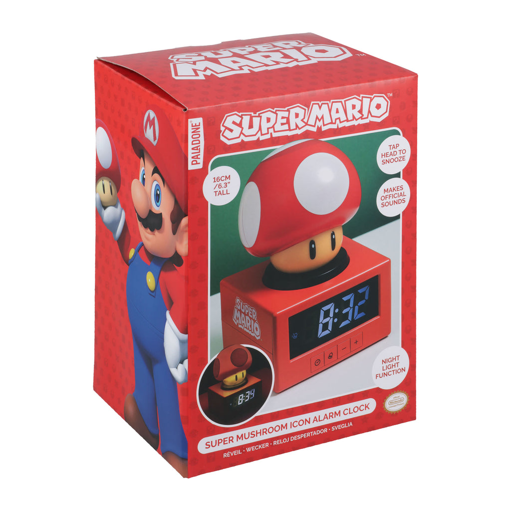 Productafbeelding Super Mario - Super Paddenstoel Wekker