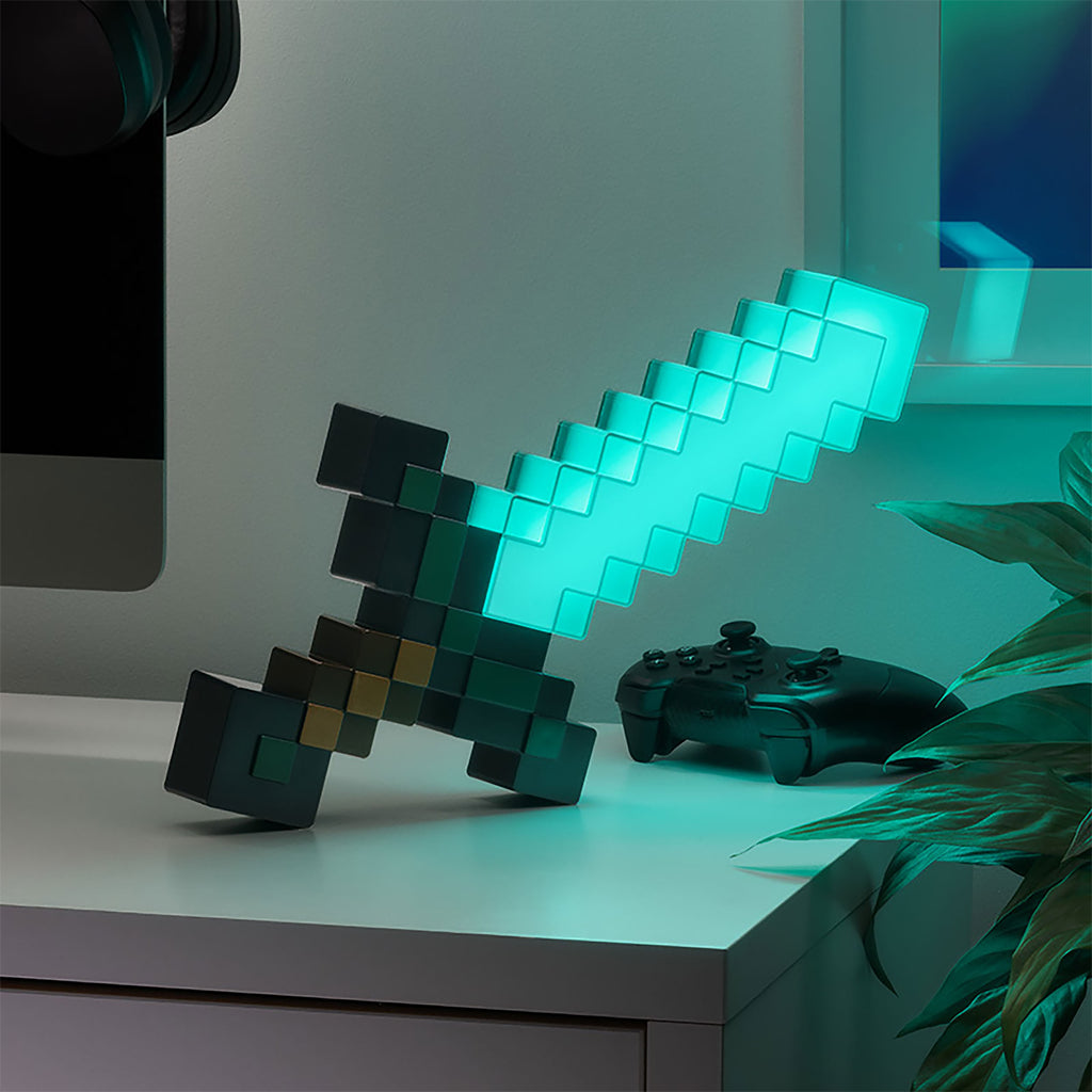 Productafbeelding Minecraft - Diamanten Zwaard Lamp