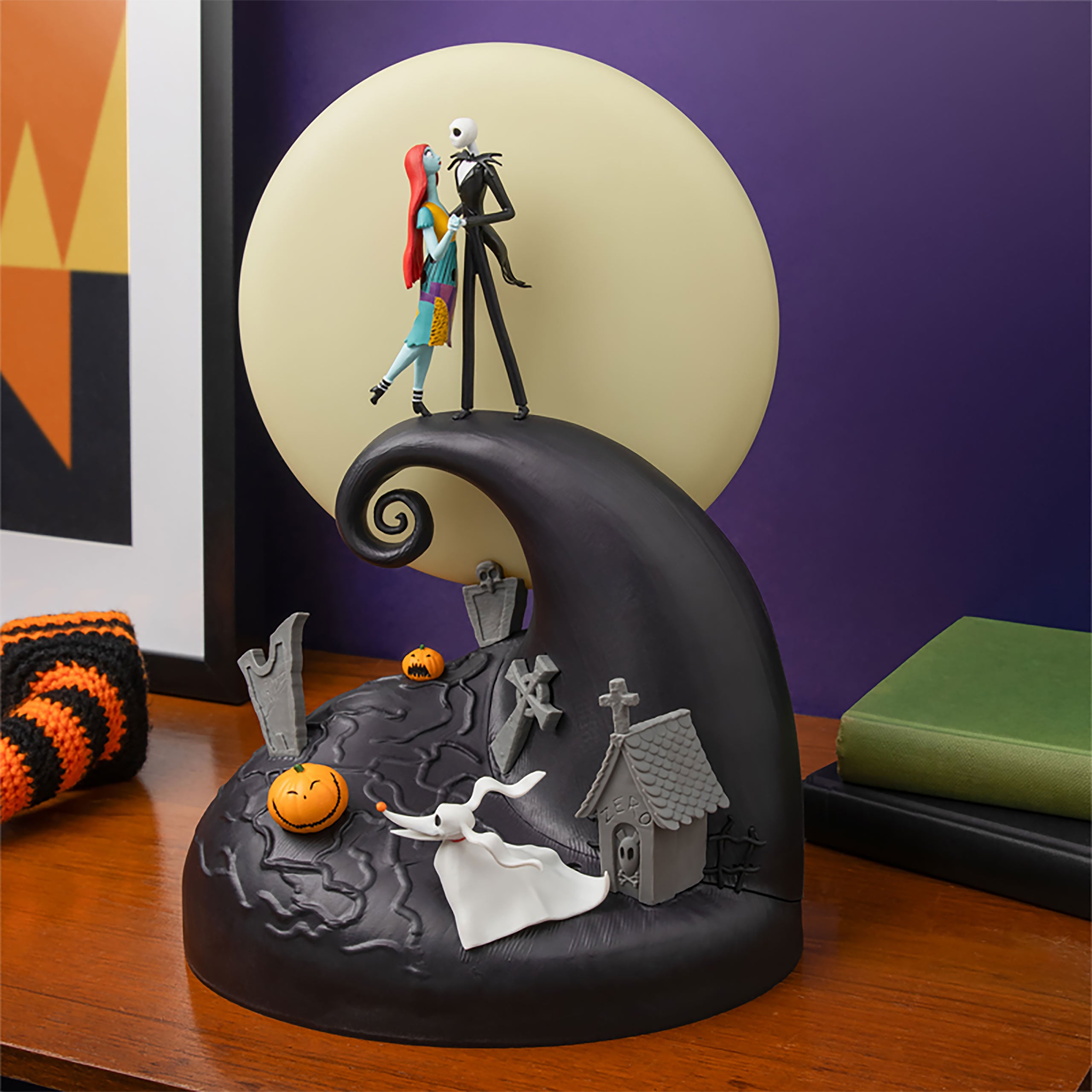 Productafbeelding The Nightmare Before Christmas - Jack en Sally diorama tafellamp