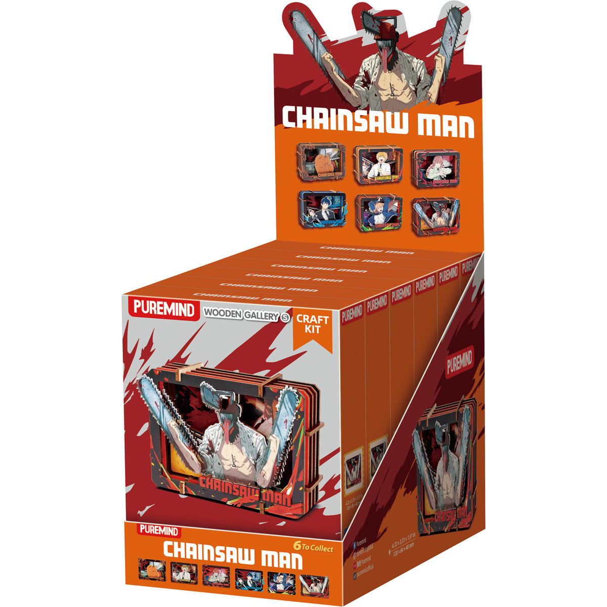 Productafbeelding Chainsaw Man - Characters Mystery Mini Houten Schilderij