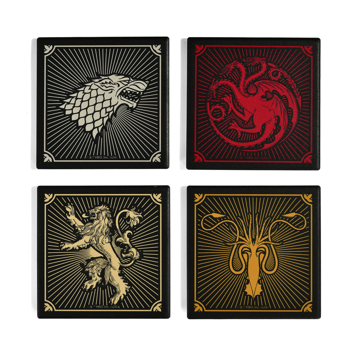 Productafbeelding Game of Thrones – Wapen onderzetters set van 4