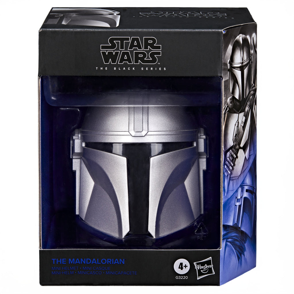 Productafbeelding Star Wars - Mandalorian mini helm replica op sokkel