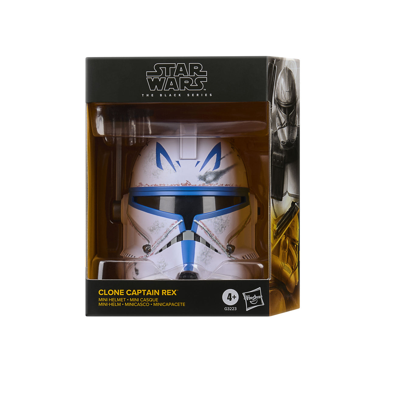 Productafbeelding Star Wars - Captain Rex minihelm replica op sokkel