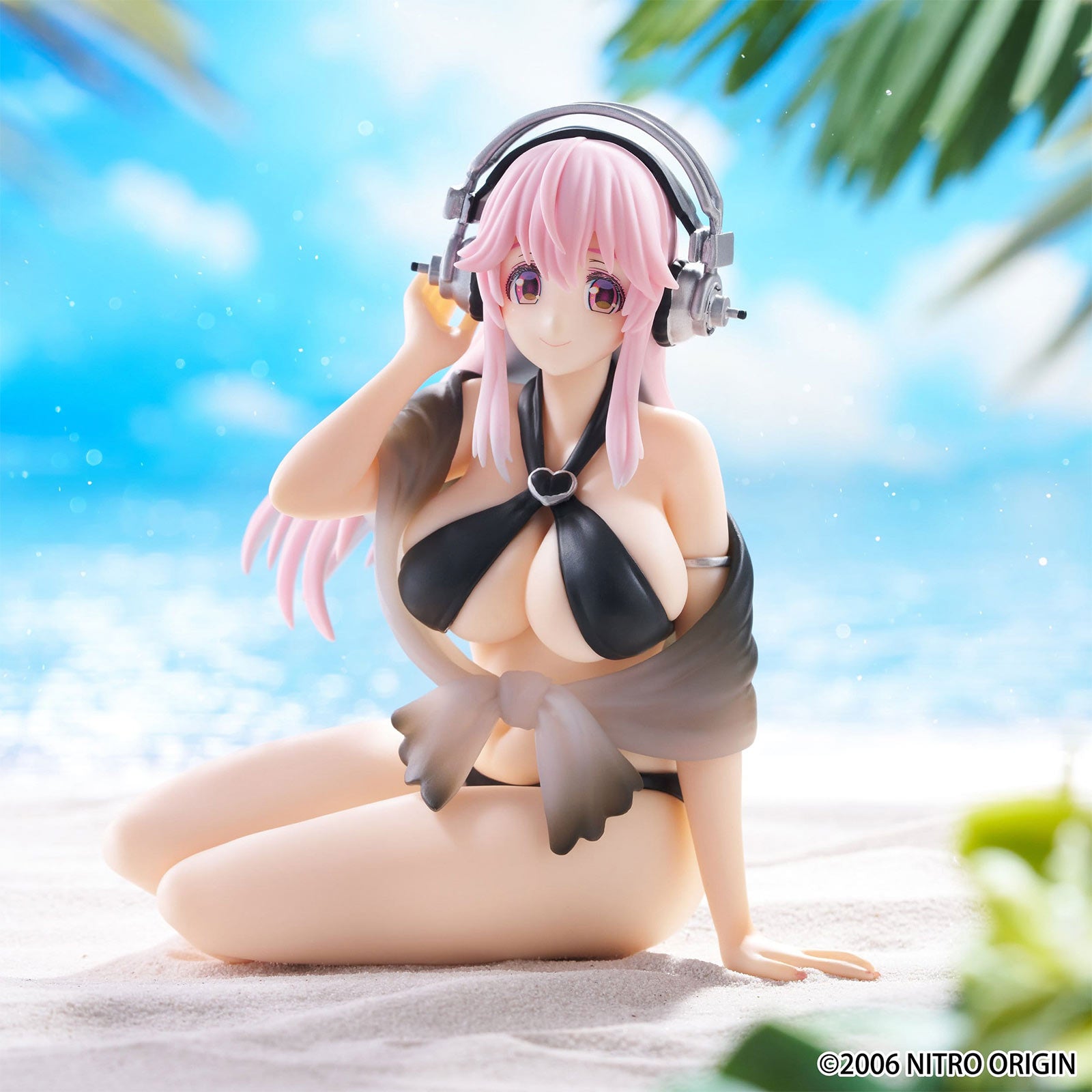 Product image Super Sonico - Noodle Stopper Figure Swimsuit Black Color Version
