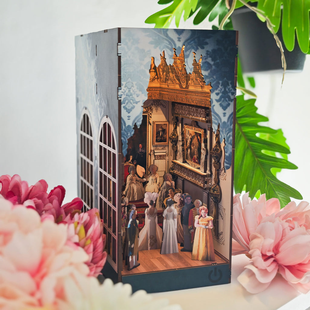 Productafbeelding Bridgerton - The Duke and I Book Nook Modelbouwpakket Hout
