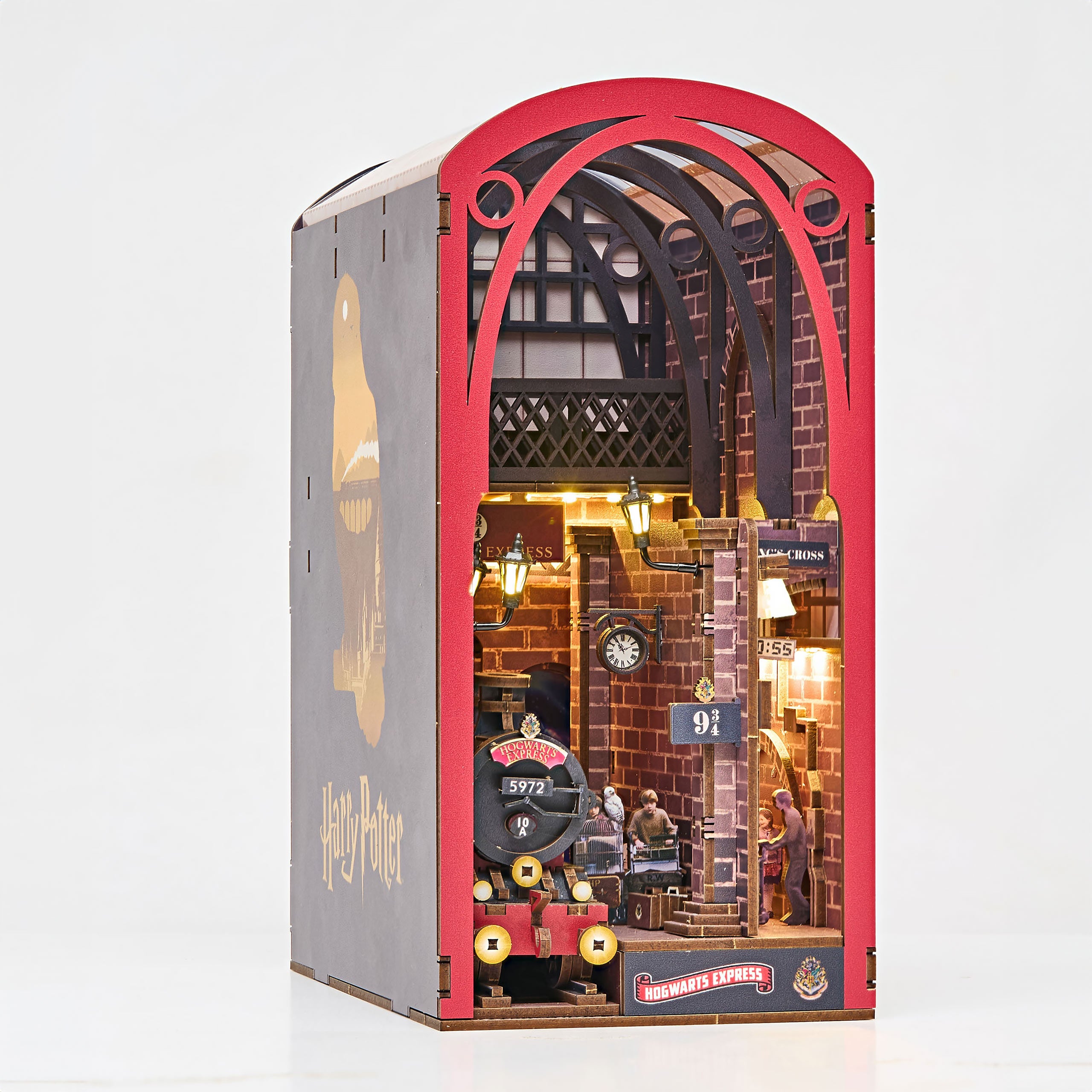 Productafbeelding Harry Potter – Hogwarts Express Book Nook Modelbouwpakket Hout