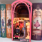 Productafbeelding Harry Potter – Hogwarts Express Book Nook Modelbouwpakket Hout