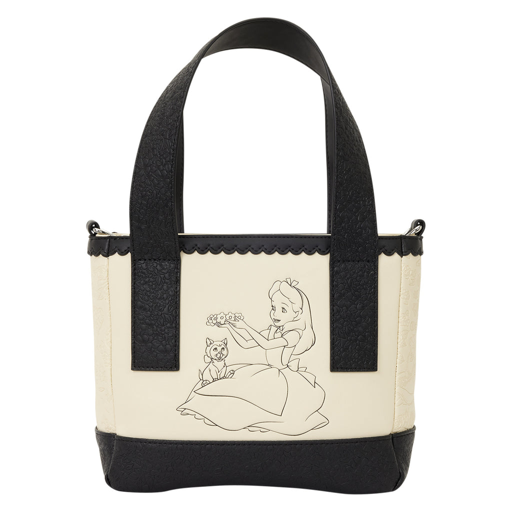 Productafbeelding Alice in Wonderland - Floral mini crossbody tas