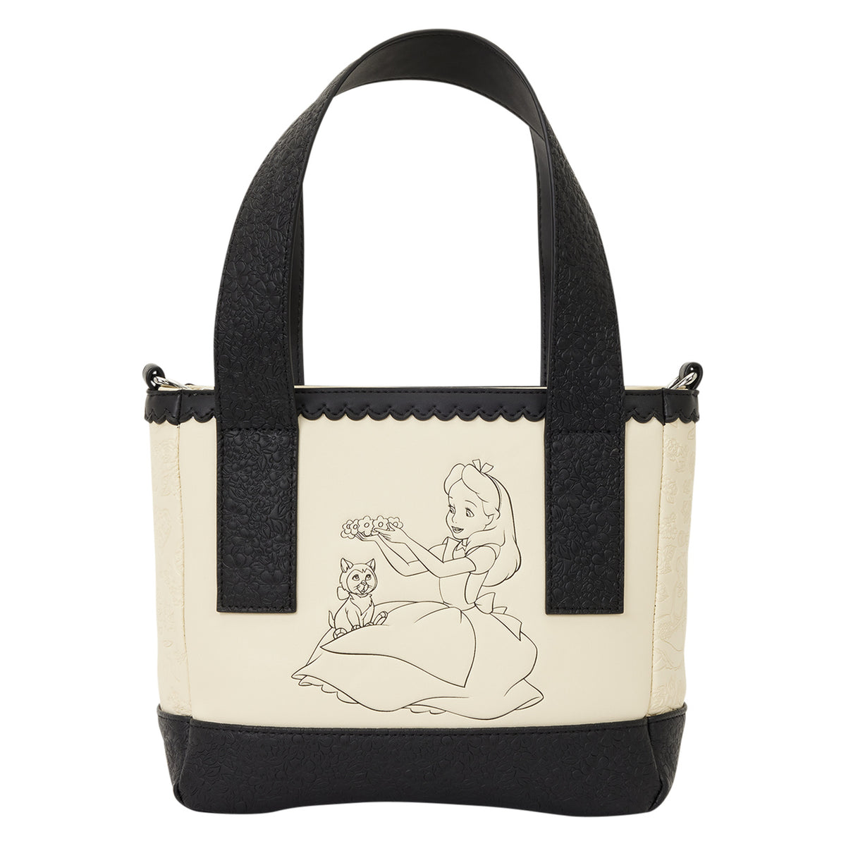 Productafbeelding Alice in Wonderland - Floral mini crossbody tas