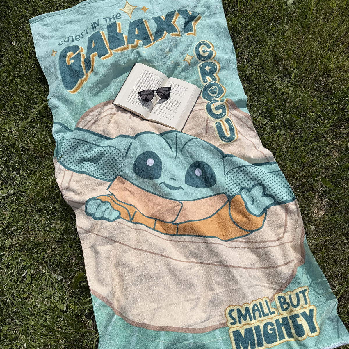 Productafbeelding Grogu Cutest in the Galaxy Strandlaken - Star Wars The Mandalorian