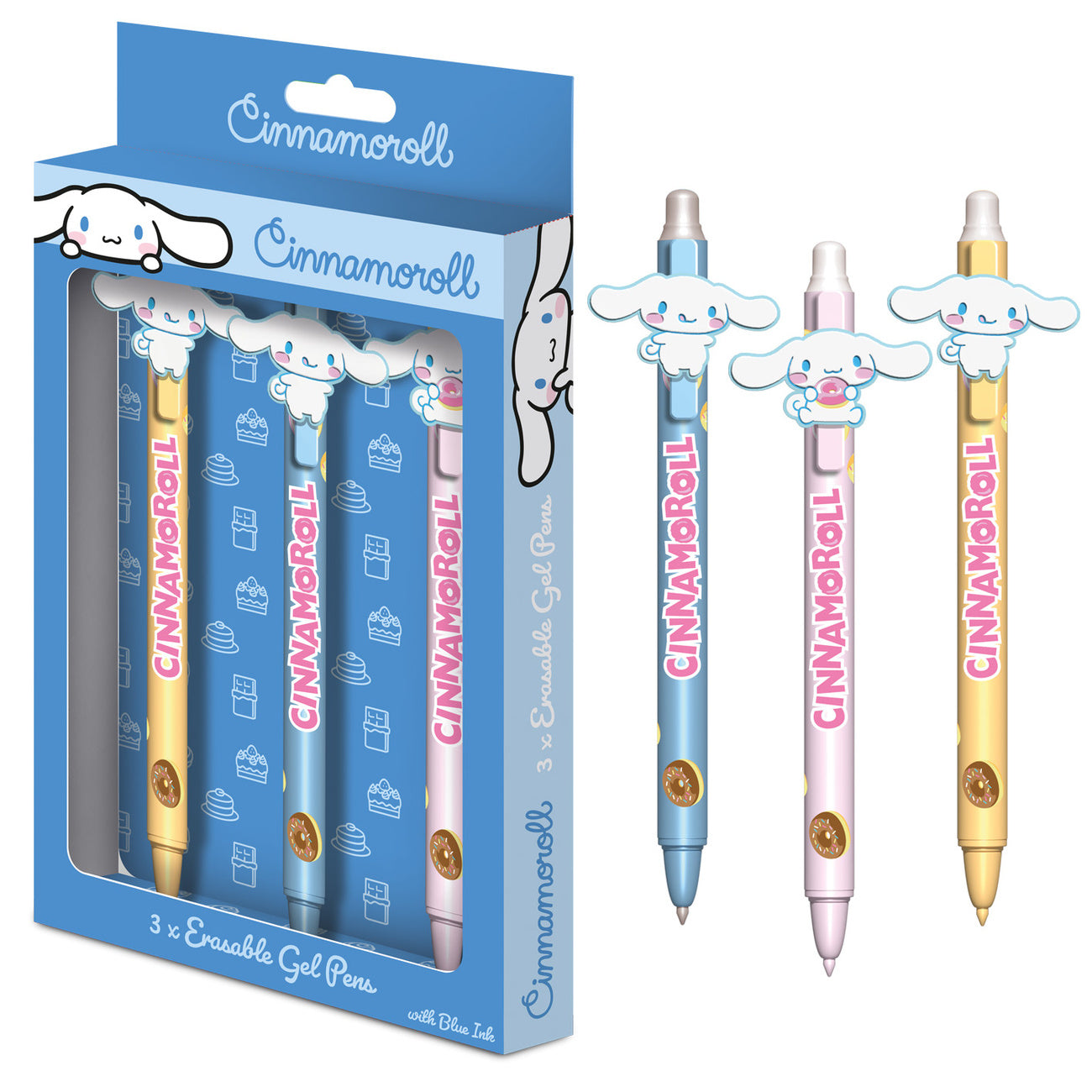 Productafbeelding Hello Kitty & Friends - Cinnamoroll gelpennen set van 3