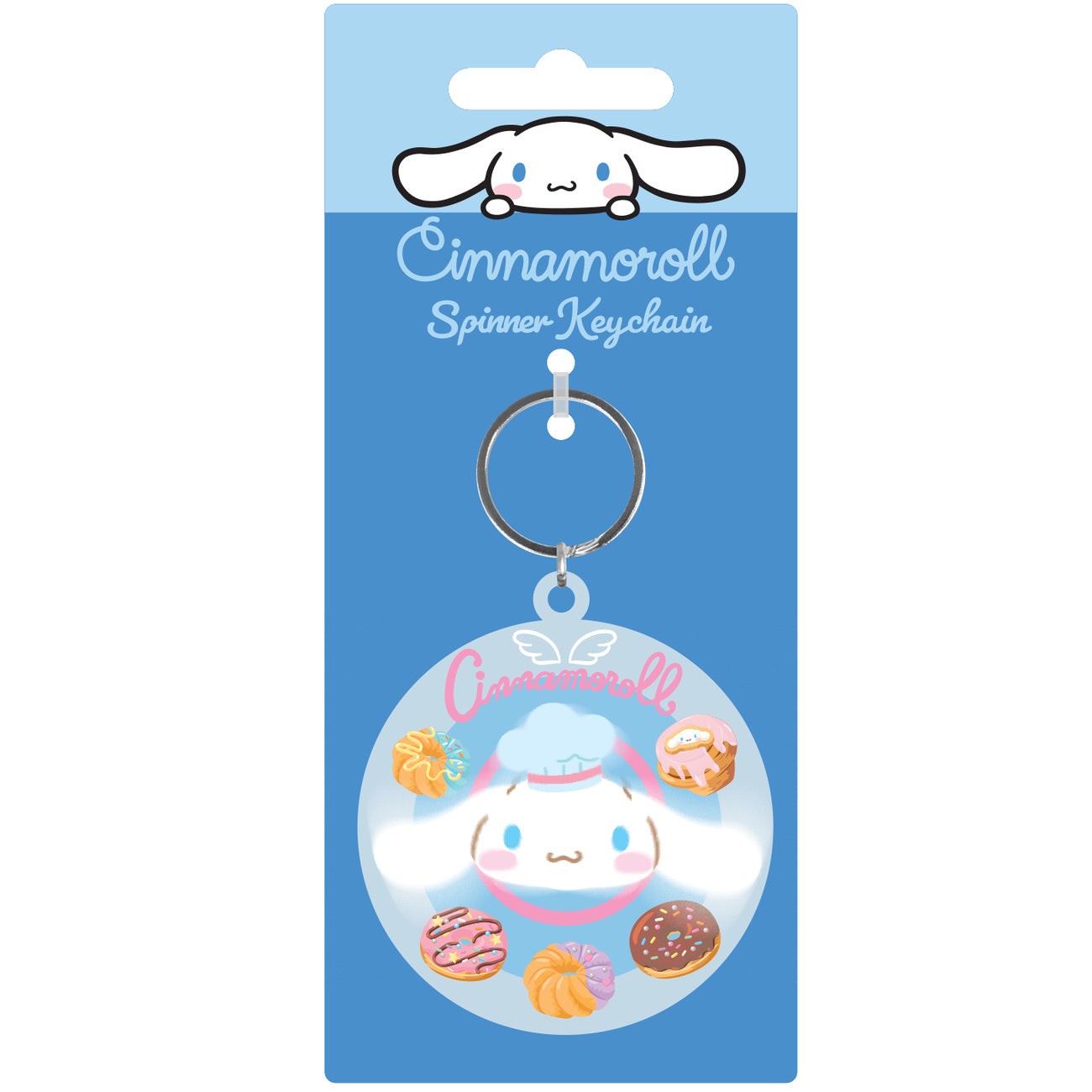 Productafbeelding Hello Kitty & Friends - Cinnamoroll Cake Spinner Sleutelhanger