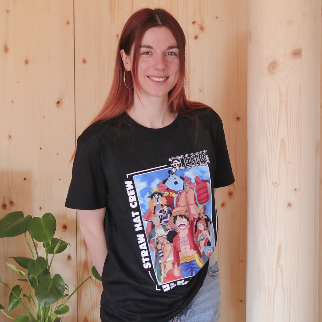 Productafbeelding One Piece - Straw Hat Piratenbende T-shirt zwart