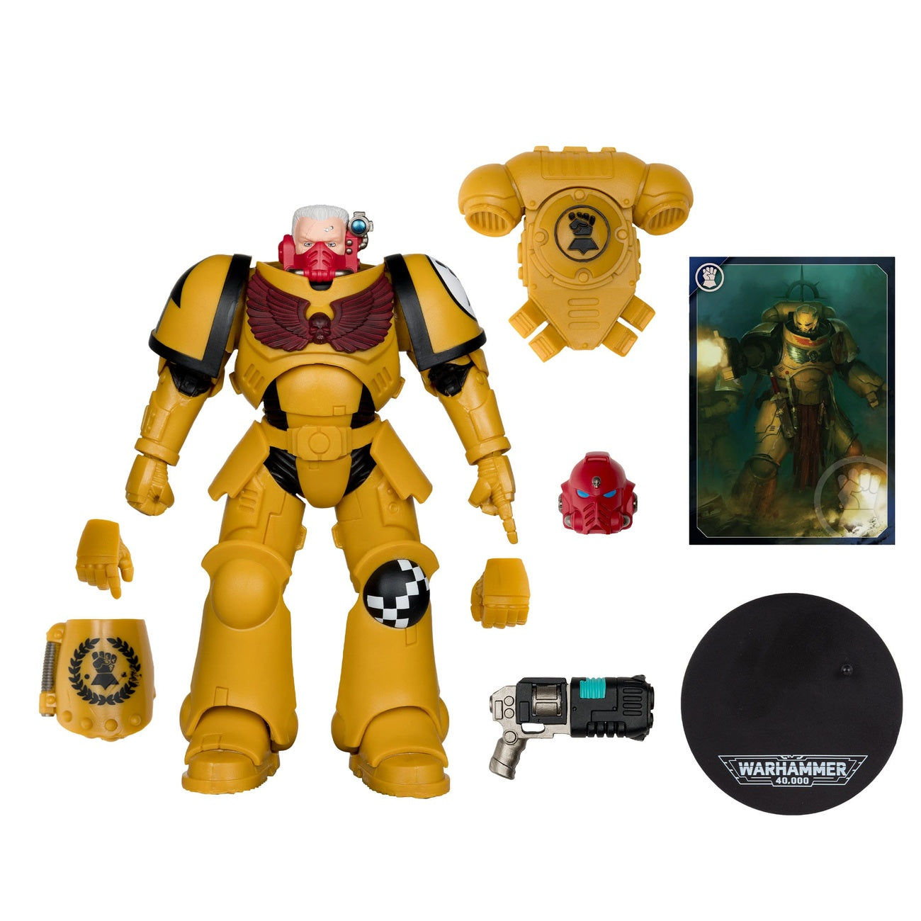 Productafbeelding Warhammer 40k - Intercessor Sergeant (Imperial Fist) (Gold Label) actiefiguur 18 cm