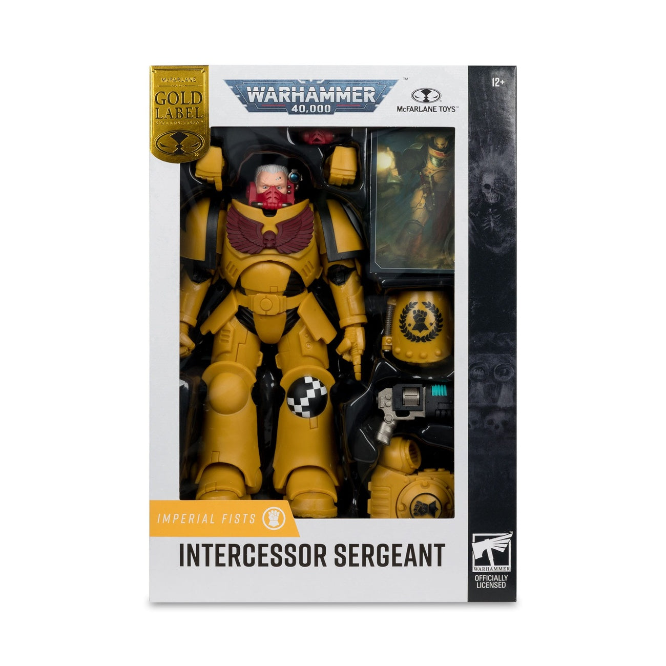 Productafbeelding Warhammer 40k - Intercessor Sergeant (Imperial Fist) (Gold Label) actiefiguur 18 cm
