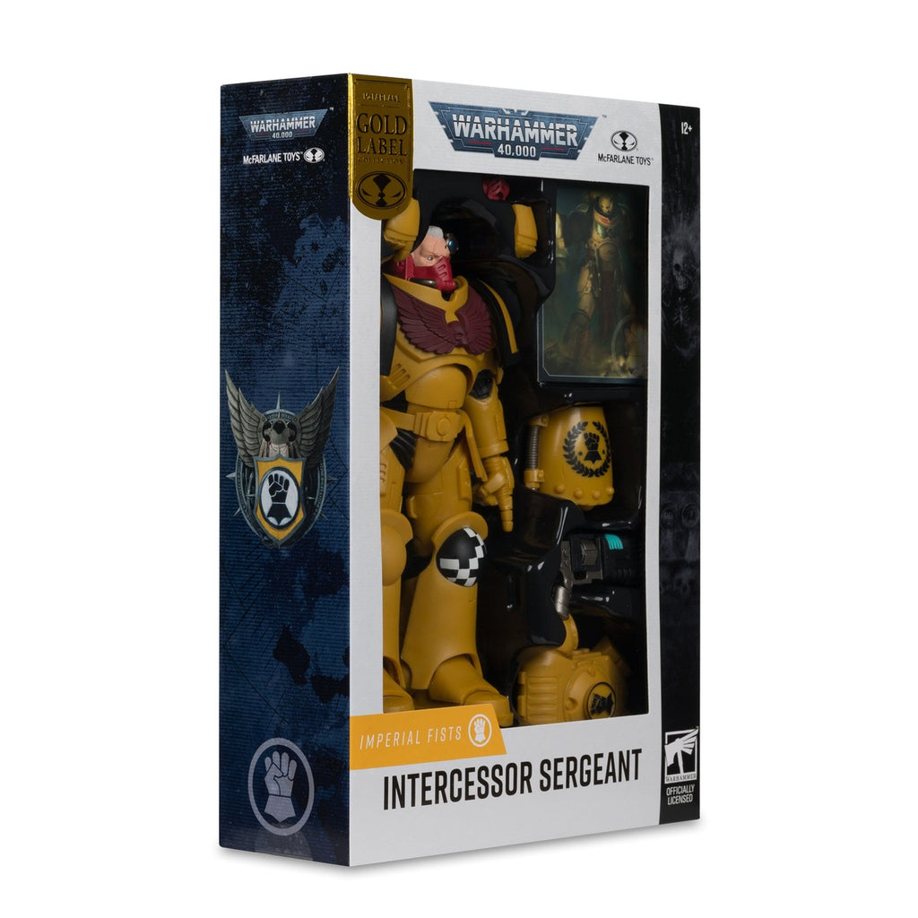 Productafbeelding Warhammer 40k - Intercessor Sergeant (Imperial Fist) (Gold Label) actiefiguur 18 cm