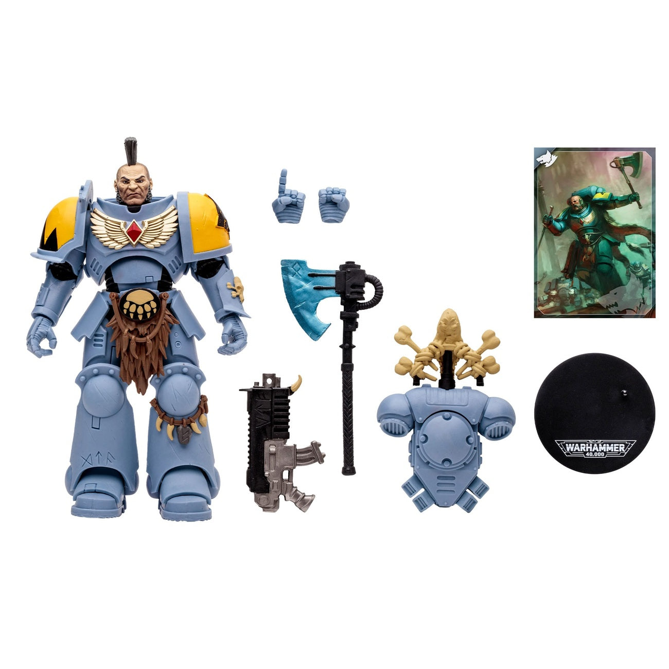 Productafbeelding Warhammer 40k - Space Wolves Wolf Guard actiefiguur 18 cm