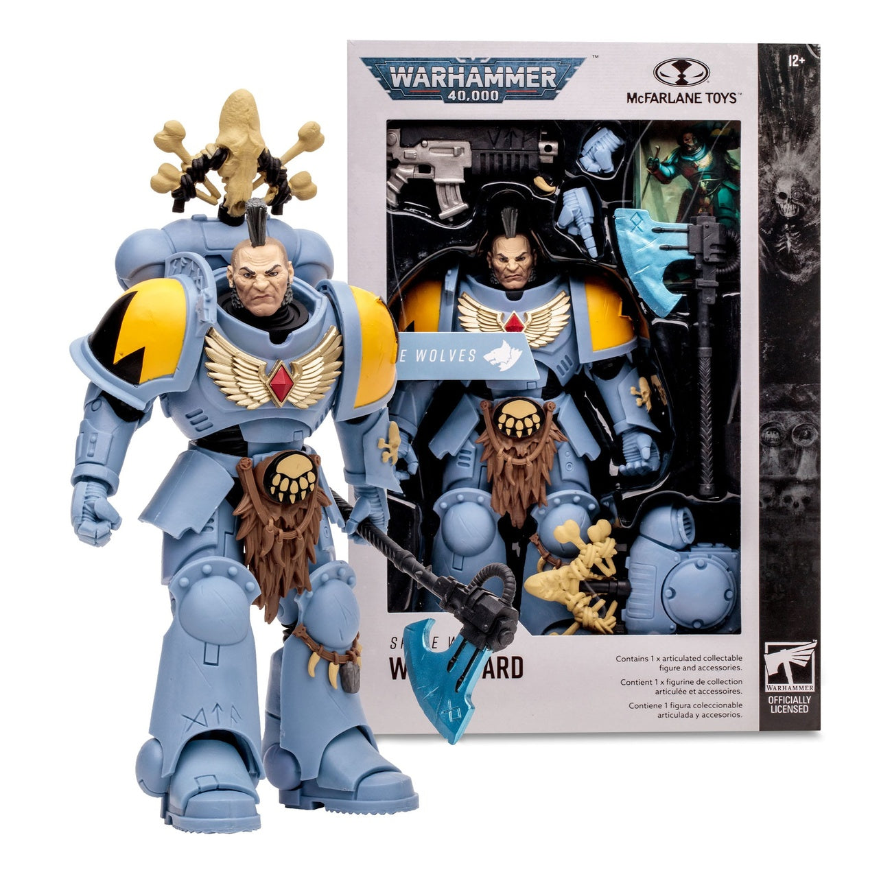 Productafbeelding Warhammer 40k - Space Wolves Wolf Guard actiefiguur 18 cm