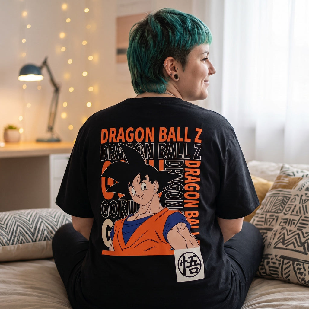 Productafbeelding Dragon Ball Z - Goku Oversize T-shirt zwart