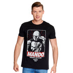 Productafbeelding Mando Wherever I Go He Goes T-shirt zwart - Star Wars The Mandalorian