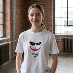 Productafbeelding Joker - Hahaha Premium Oversize T-shirt wit