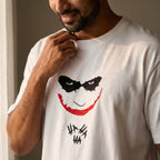 Productafbeelding Joker - Hahaha Premium Oversize T-shirt wit