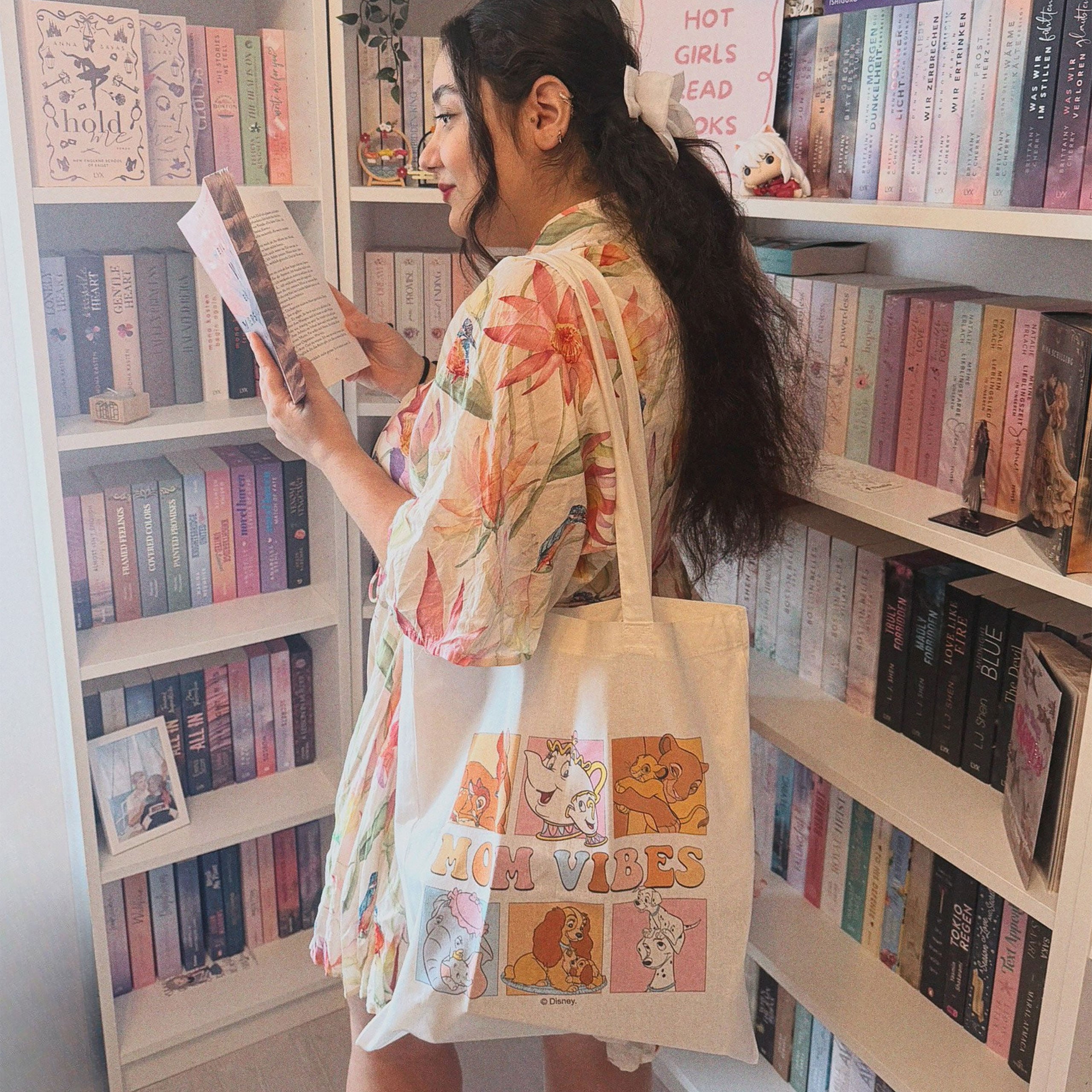 Productafbeelding Mom Vibes - Disney Katoenen Tas Wit