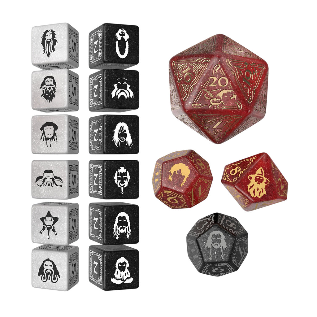 Productafbeelding The Hobbit - Ember Hearth TCG Dobbelset 16-delig