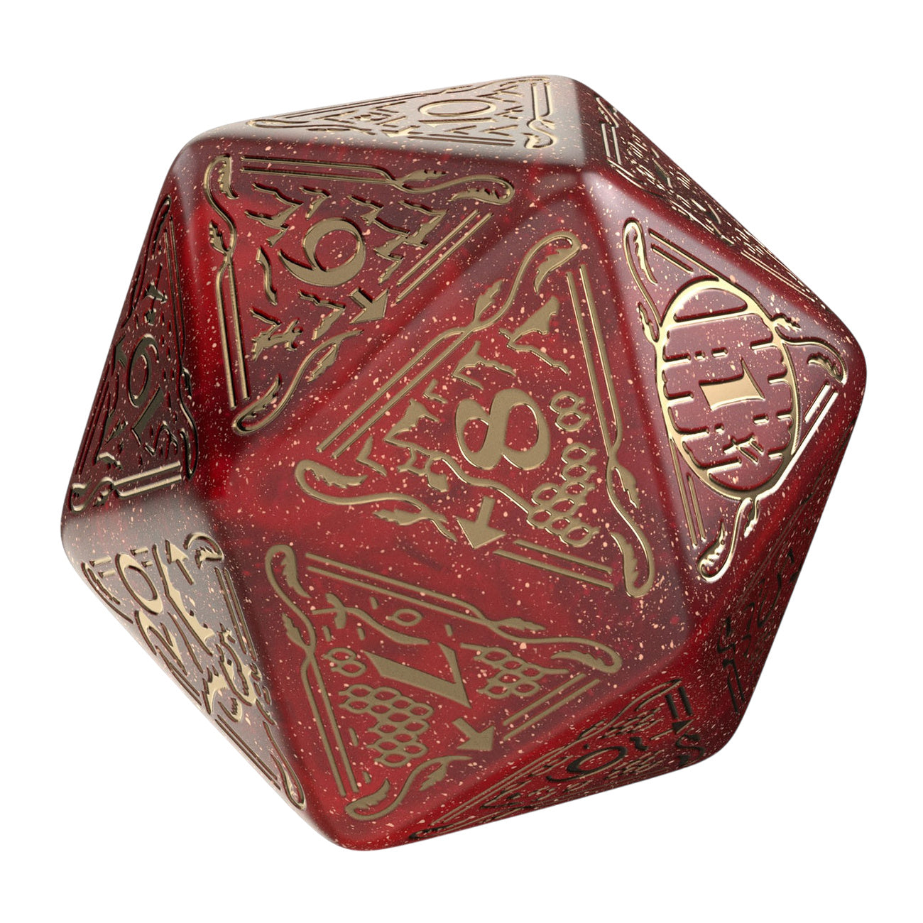 Productafbeelding The Hobbit - Ember TCG D20 jumbo dobbelsteen