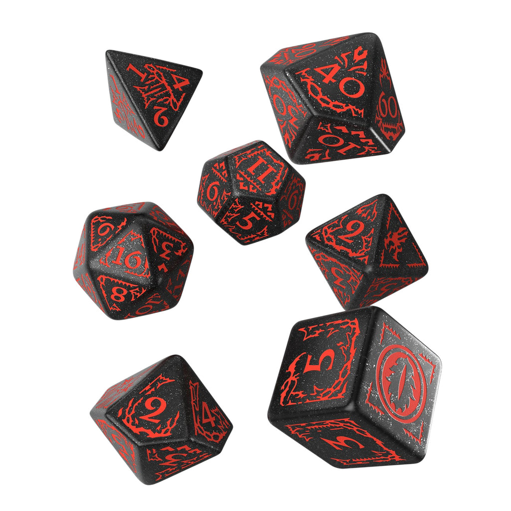 Productafbeelding In de Ban van de Ring - Mordor RPG dobbelsteenset (7-delig)