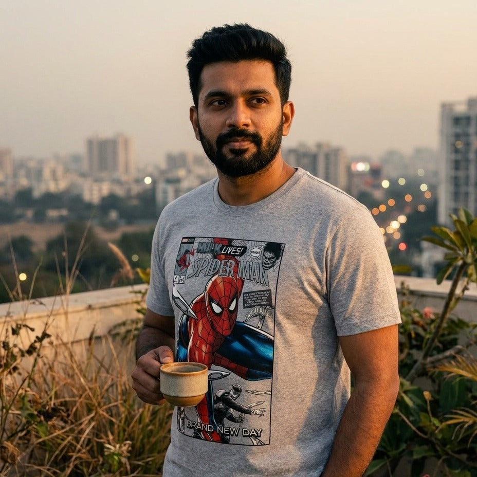 Productafbeelding Spider-Man - Brand New Day grijs T-shirt