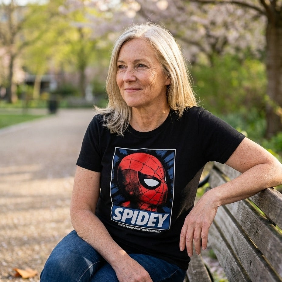 Productafbeelding Spider-Man - Spidey Great Power T-shirt zwart